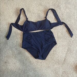 Aerie Deep Blue Swimwear